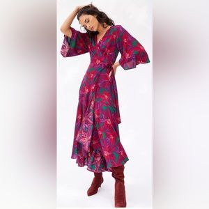 Farm Rio Vieques Wrap Maxi Dress